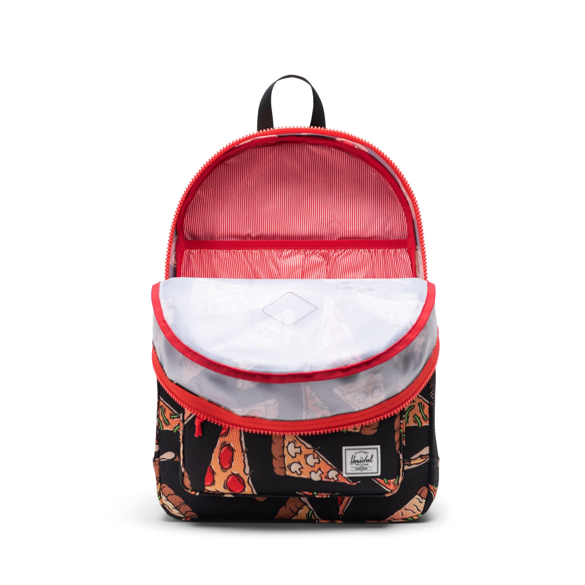Pizza Desenli Herschel Heritage Genç Su İtici Kumaş Sırt Çantası, 14" Laptop Uyumlu, 26 L