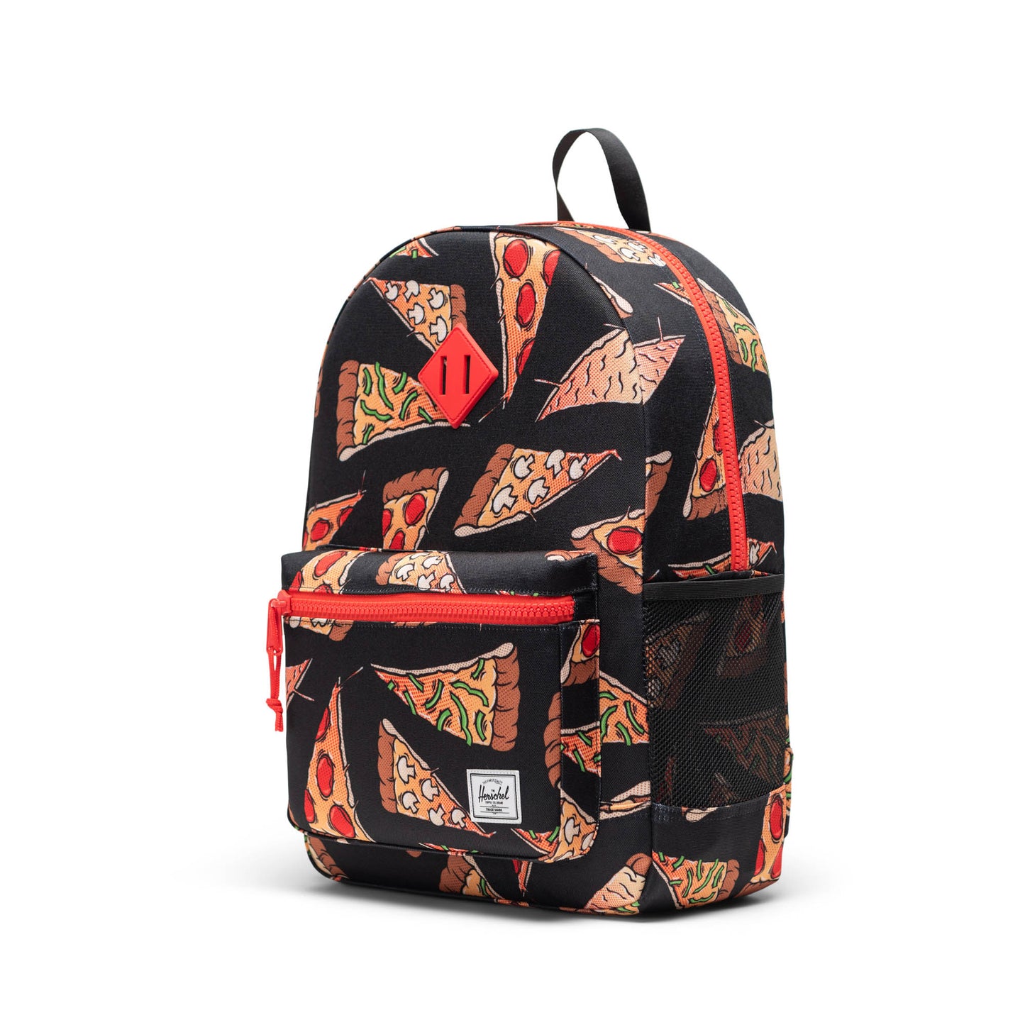 Pizza Desenli Herschel Heritage Genç Su İtici Kumaş Sırt Çantası, 14" Laptop Uyumlu, 26 L