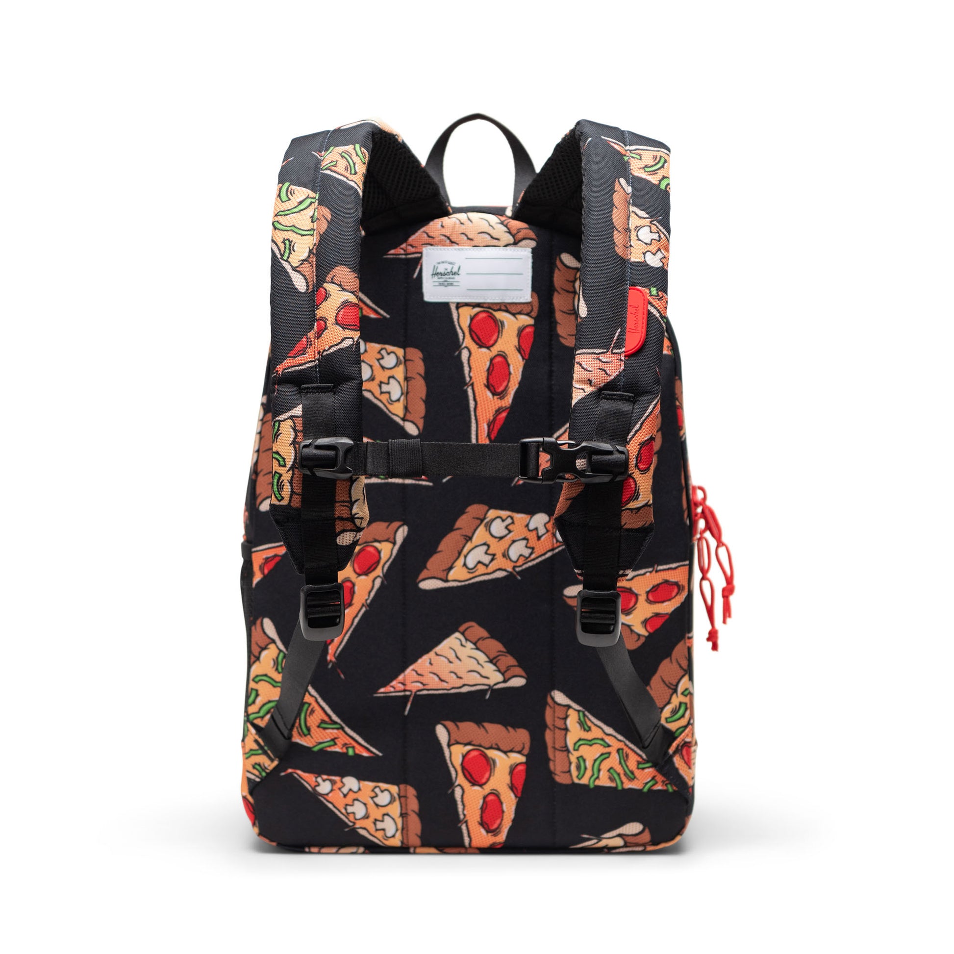 Pizza Desenli Herschel Heritage Genç Su İtici Kumaş Sırt Çantası, 14" Laptop Uyumlu, 26 L