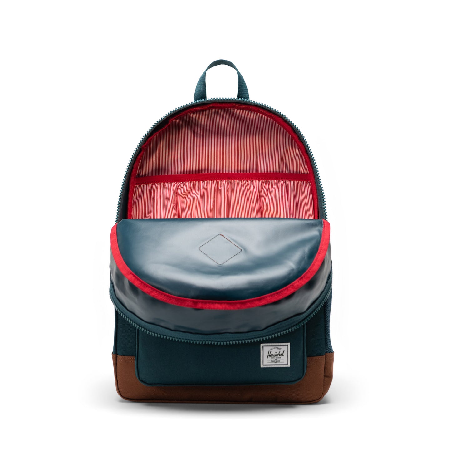 Koyu Mavi Kahve Herschel Heritage Genç Su İtici Kumaş Sırt Çantası, 14" Laptop Uyumlu, 26 L