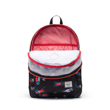 Race Cars Siyah Herschel Heritage Genç Su İtici Kumaş Sırt Çantası, 14" Laptop Uyumlu, 26 L