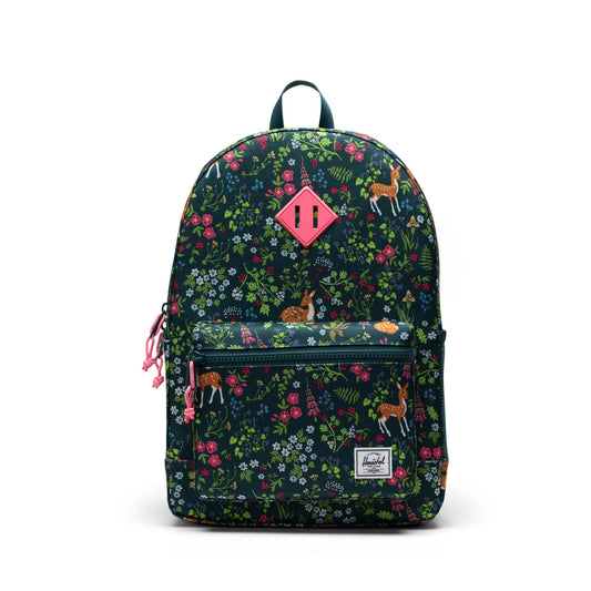 Lacivert Orman Herschel Heritage Genç Su İtici Kumaş Sırt Çantası, 14" Laptop Uyumlu, 26 L