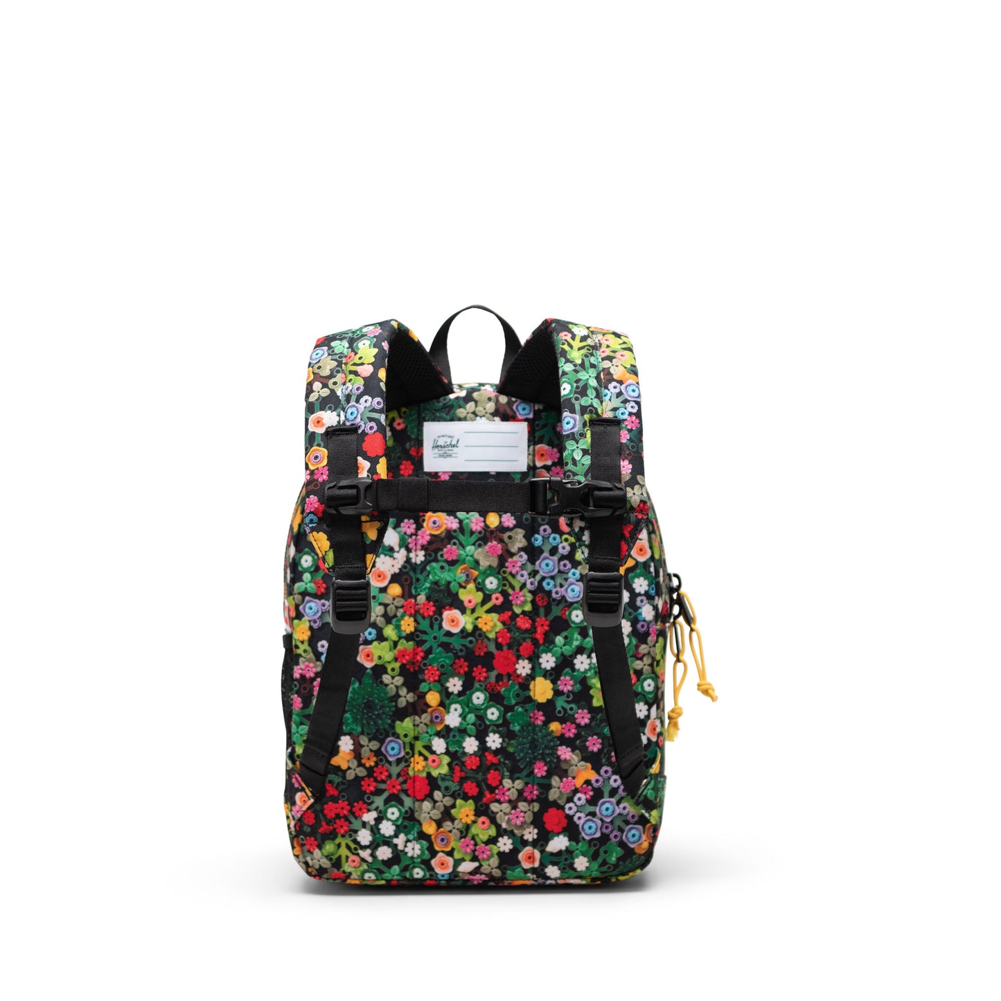 Lego Renkli Küçük Çiçekli Herschel x LEGO Heritage Çocuk Su İtici Kumaş Sırt Çantası, 15 L