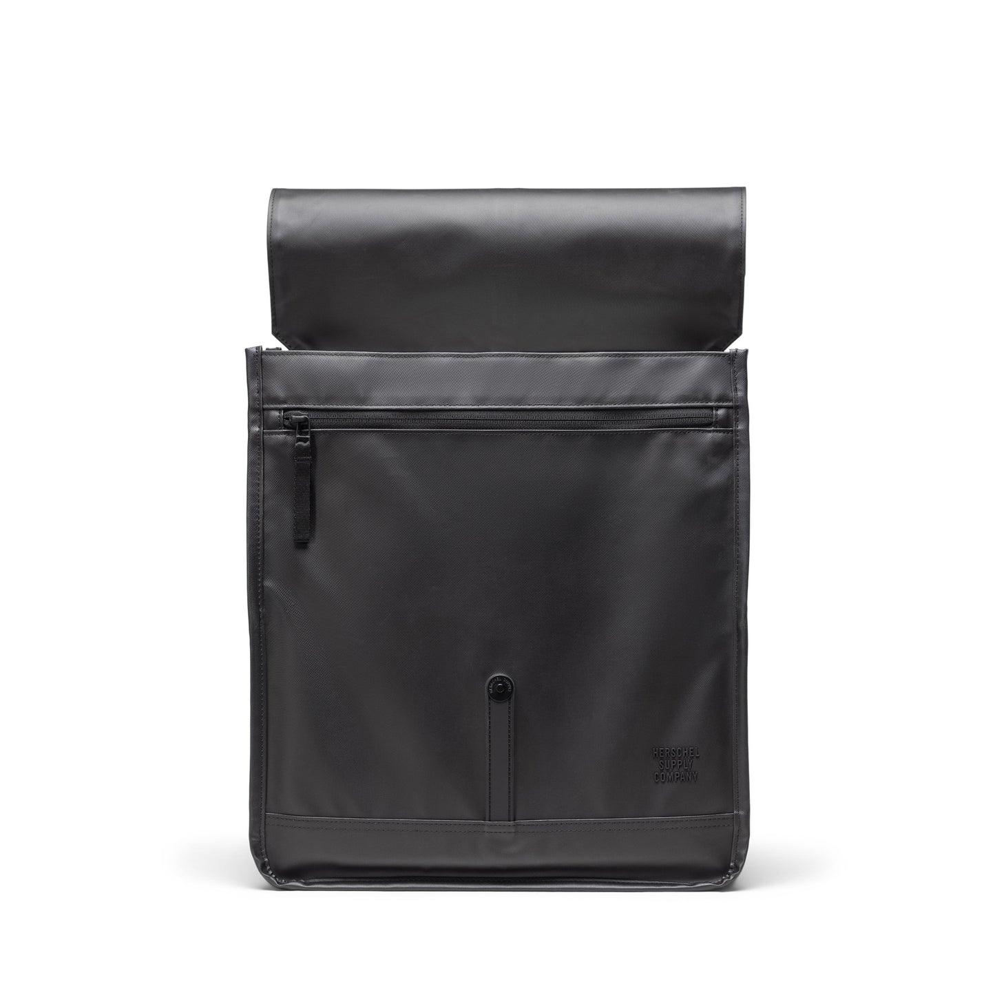 Siyah Herschel City Suya Dayanıklı Kumaş Mıknatıslı Kapama Sırt Çantası, 14" Laptop Uyumlu, 18 L