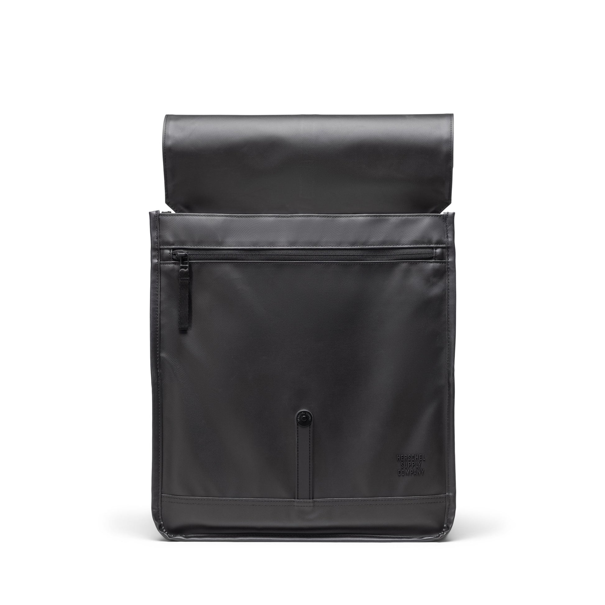 Siyah Herschel City Suya Dayanıklı Kumaş Mıknatıslı Kapama Sırt Çantası, 14" Laptop Uyumlu, 18 L
