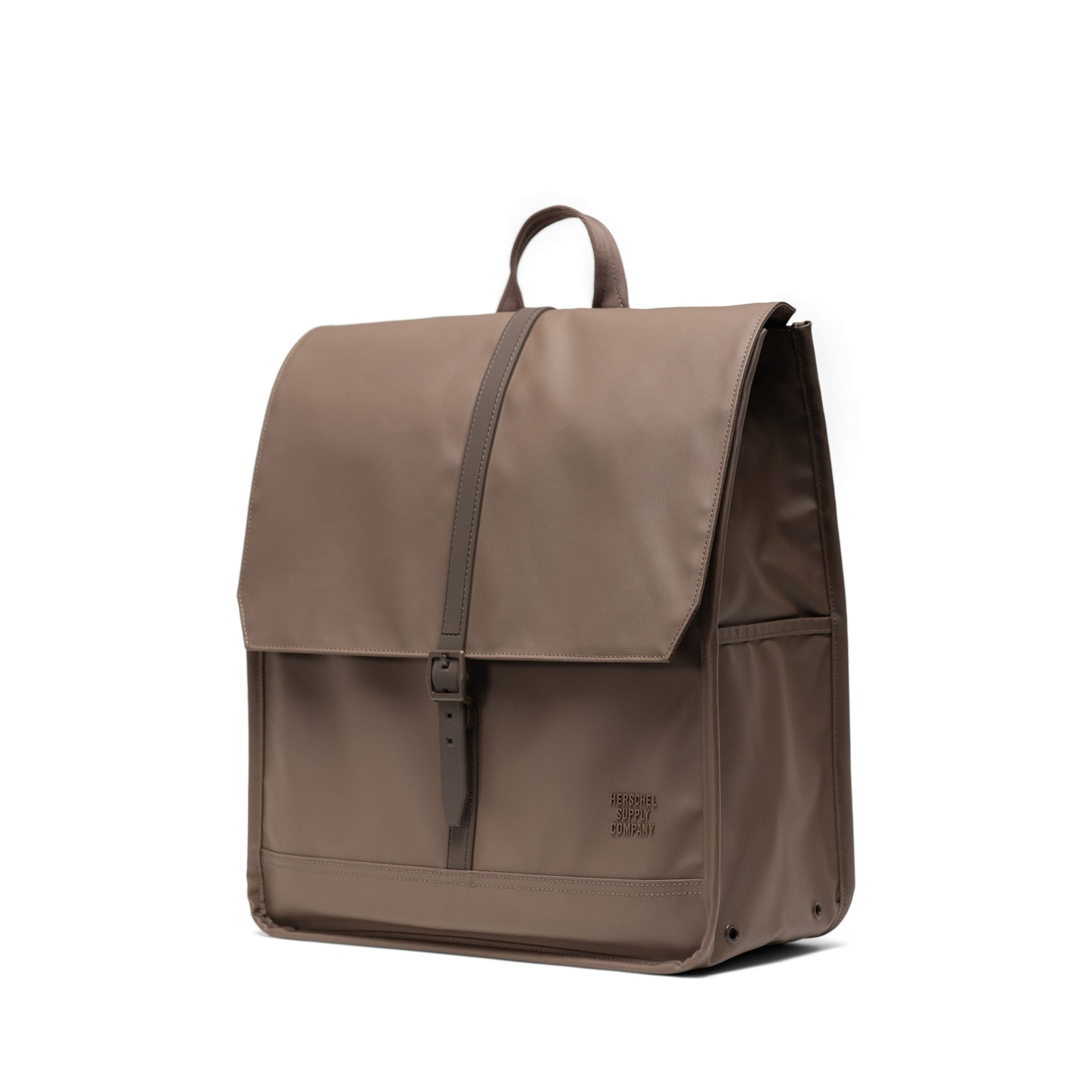 Koyu Kahve Herschel City Suya Dayanıklı Kumaş Mıknatıslı Kapama Sırt Çantası, 14" Laptop Uyumlu, 18 L