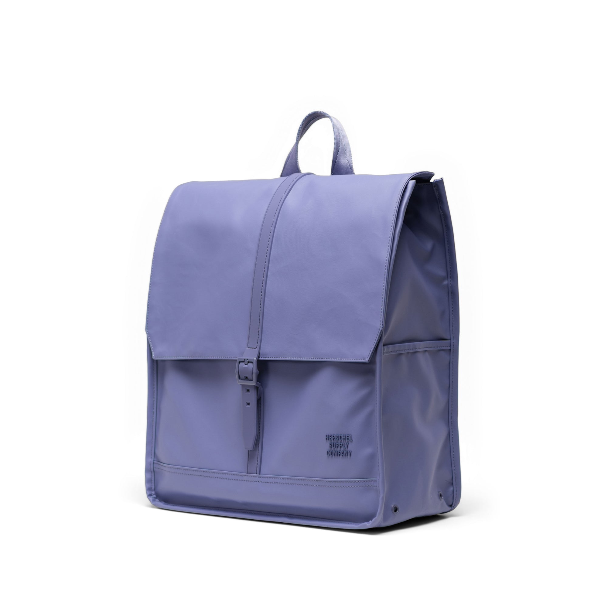 Puslu Gri Herschel City Suya Dayanıklı Kumaş Mıknatıslı Kapama Sırt Çantası, 14" Laptop Uyumlu, 18 L