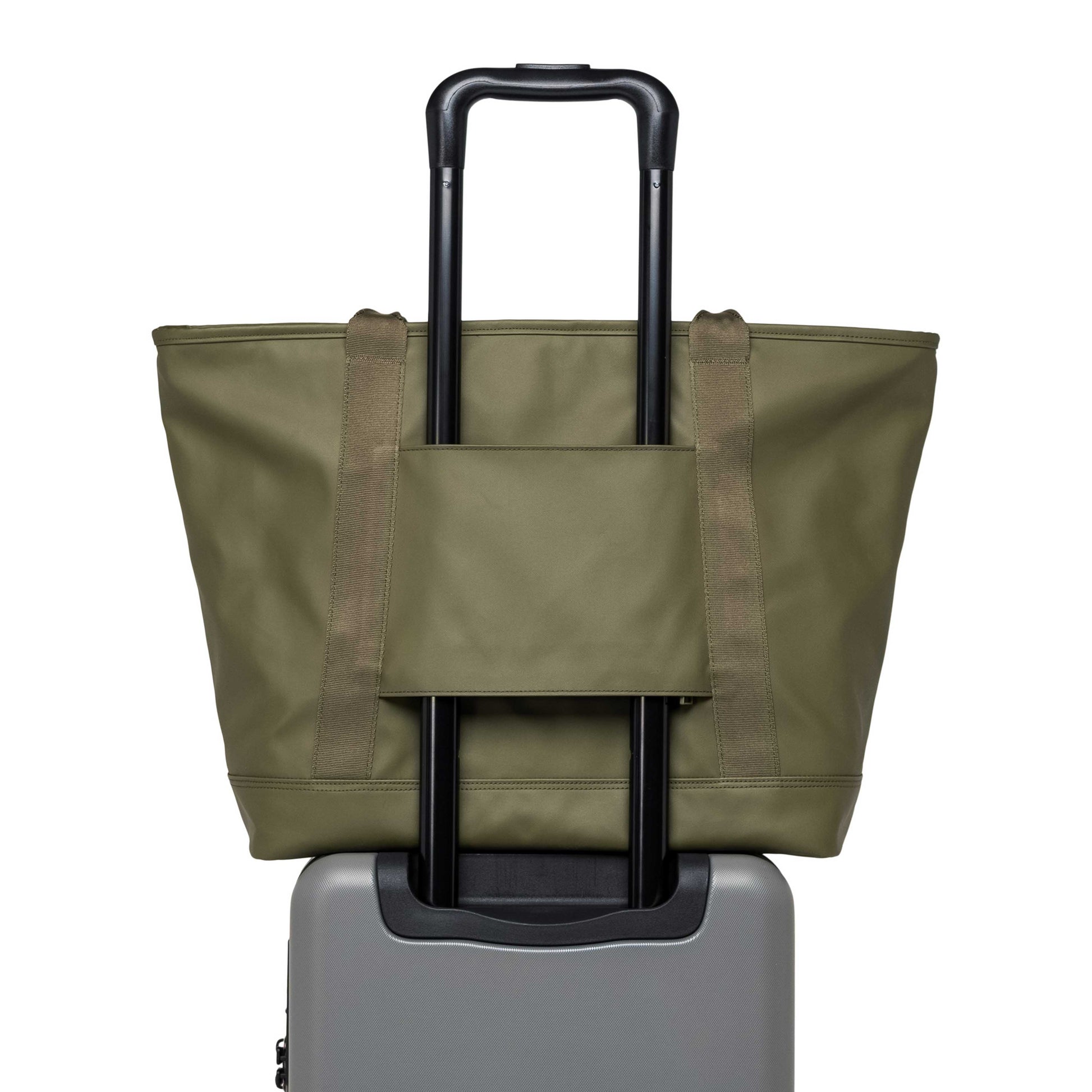 Haki Herschel Alberni Suya Dayanıklı Kumaş Omuz Çantası, 16" Laptop Uyumlu, 23 L