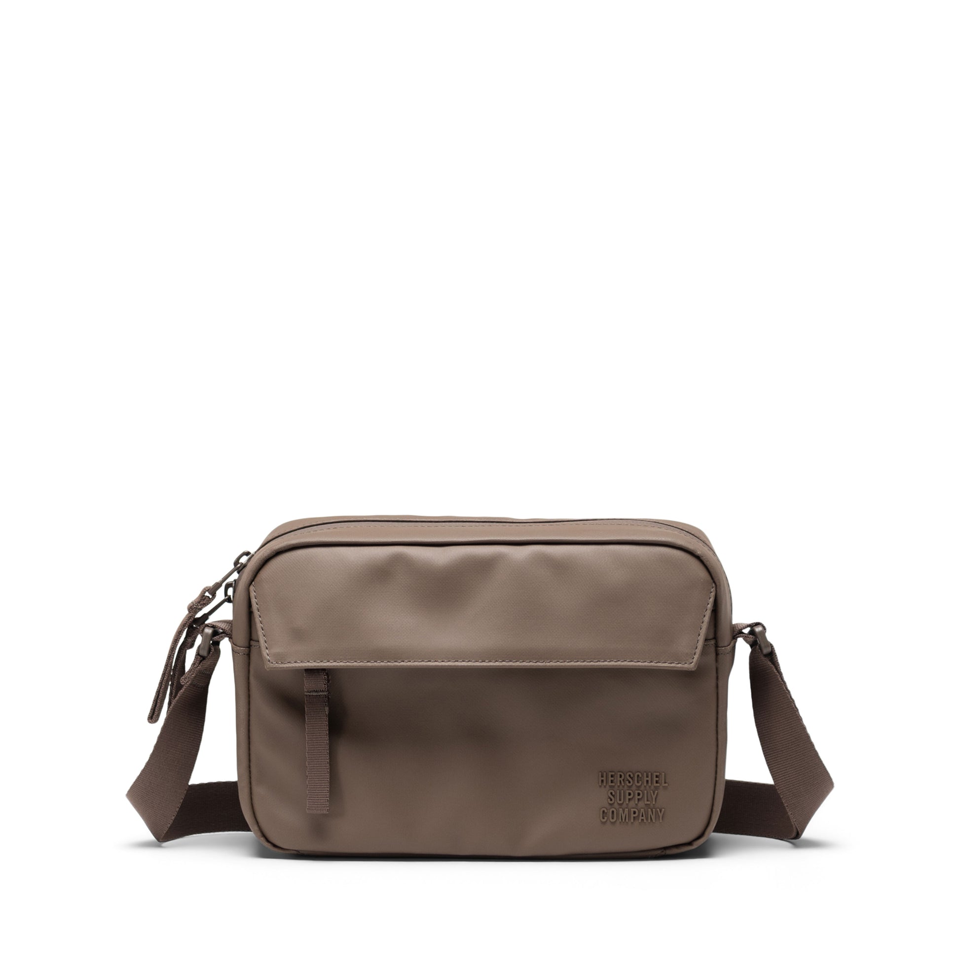 Koyu Kahve Herschel Alberni Suya Dayanıklı Kumaş Çapraz Omuz Çantası,3 L