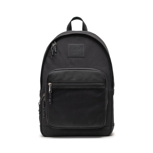 Siyah Herschel Kaine Su İtici Kumaş Sırt Çantası, 16" Laptop Uyumlu, 28 L