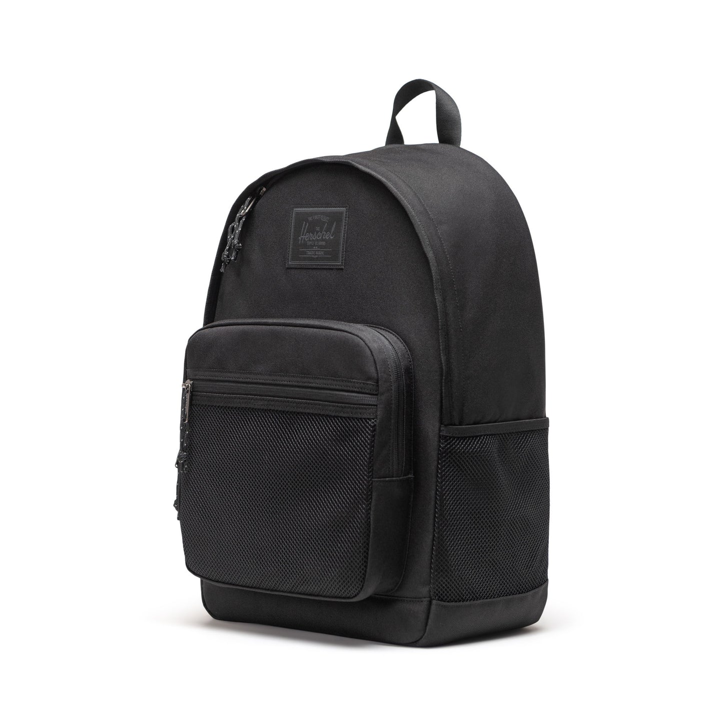 Siyah Herschel Kaine Su İtici Kumaş Sırt Çantası, 16" Laptop Uyumlu, 28 L