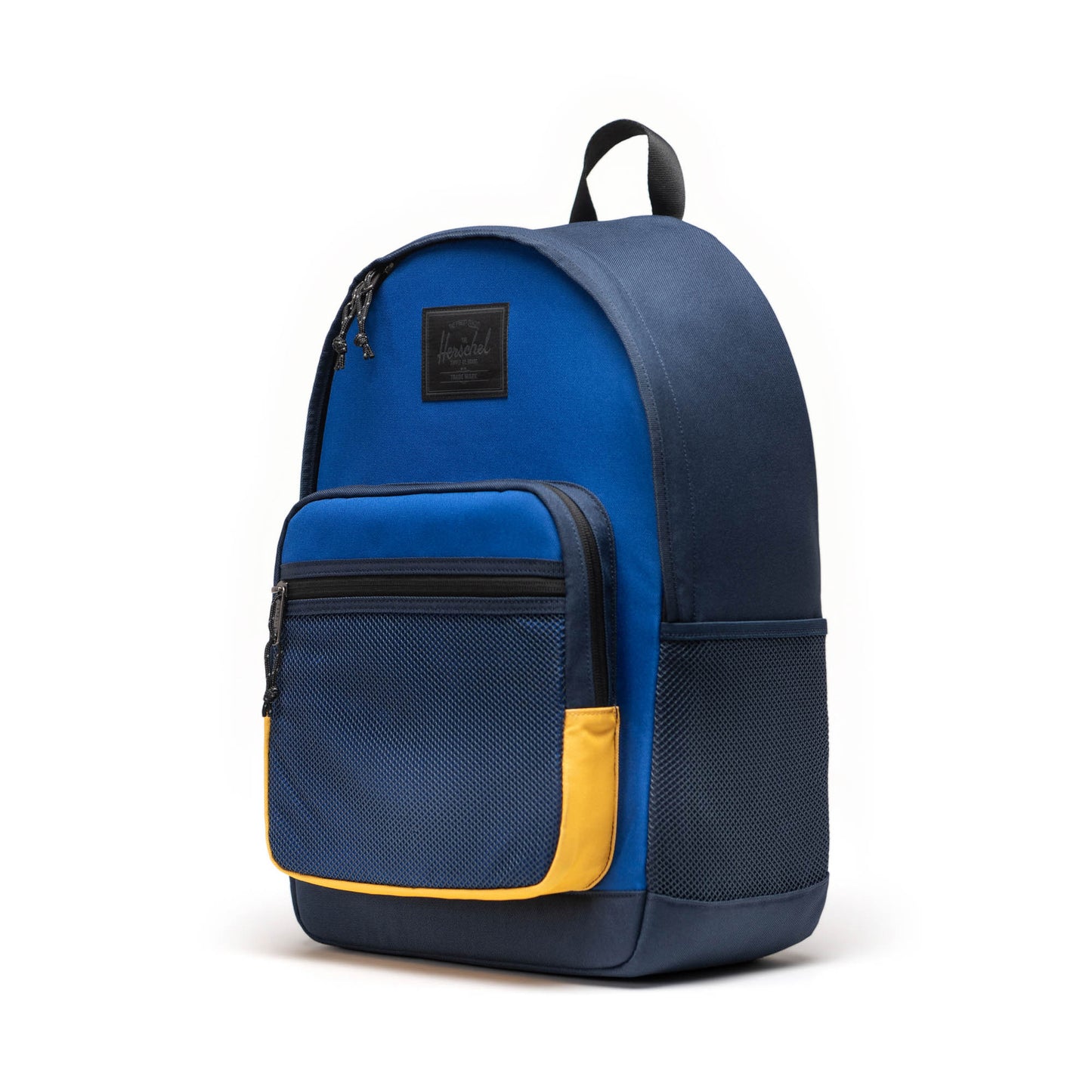 Mavi - Lacivert - Sarı Herschel Kaine Su İtici Kumaş Sırt Çantası, 16" Laptop Uyumlu, 28 L