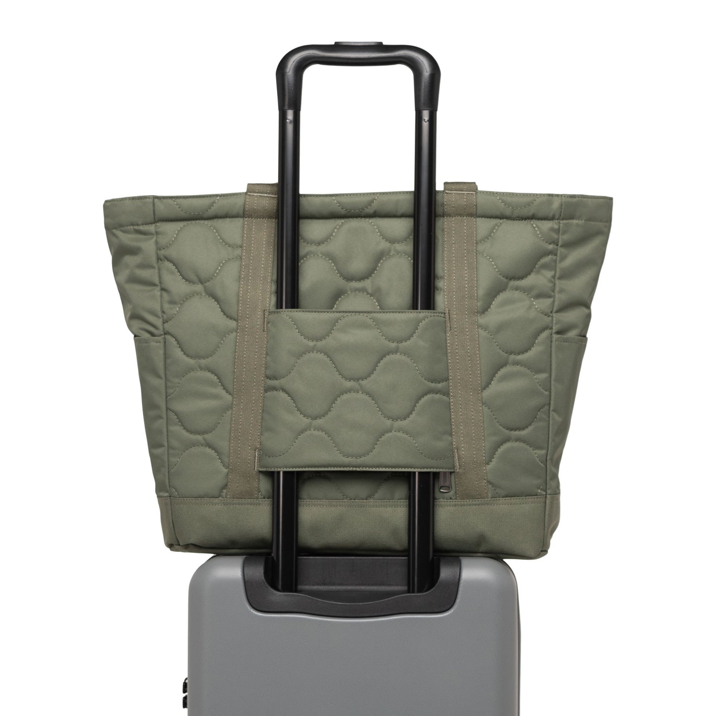 Herschel Heritage Tote Omuz Çantası Su İtici Kumaş Kapitone Omuz Çantası, 16" Laptop Uyumlu, 24.5 L