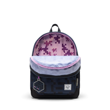 Herschel x Minecraft Heritage™ Çocuk | Su İtici Kumaş Okul Sırt Çantası, 3- 7 Yaş, 20 L