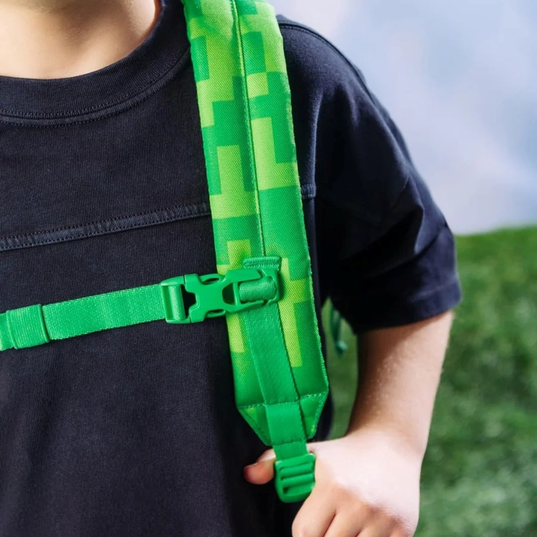 Herschel x Minecraft Heritage™ Genç | Su İtici Kumaş Okul Sırt Çantası, 8 -12 Yaş, 26 L