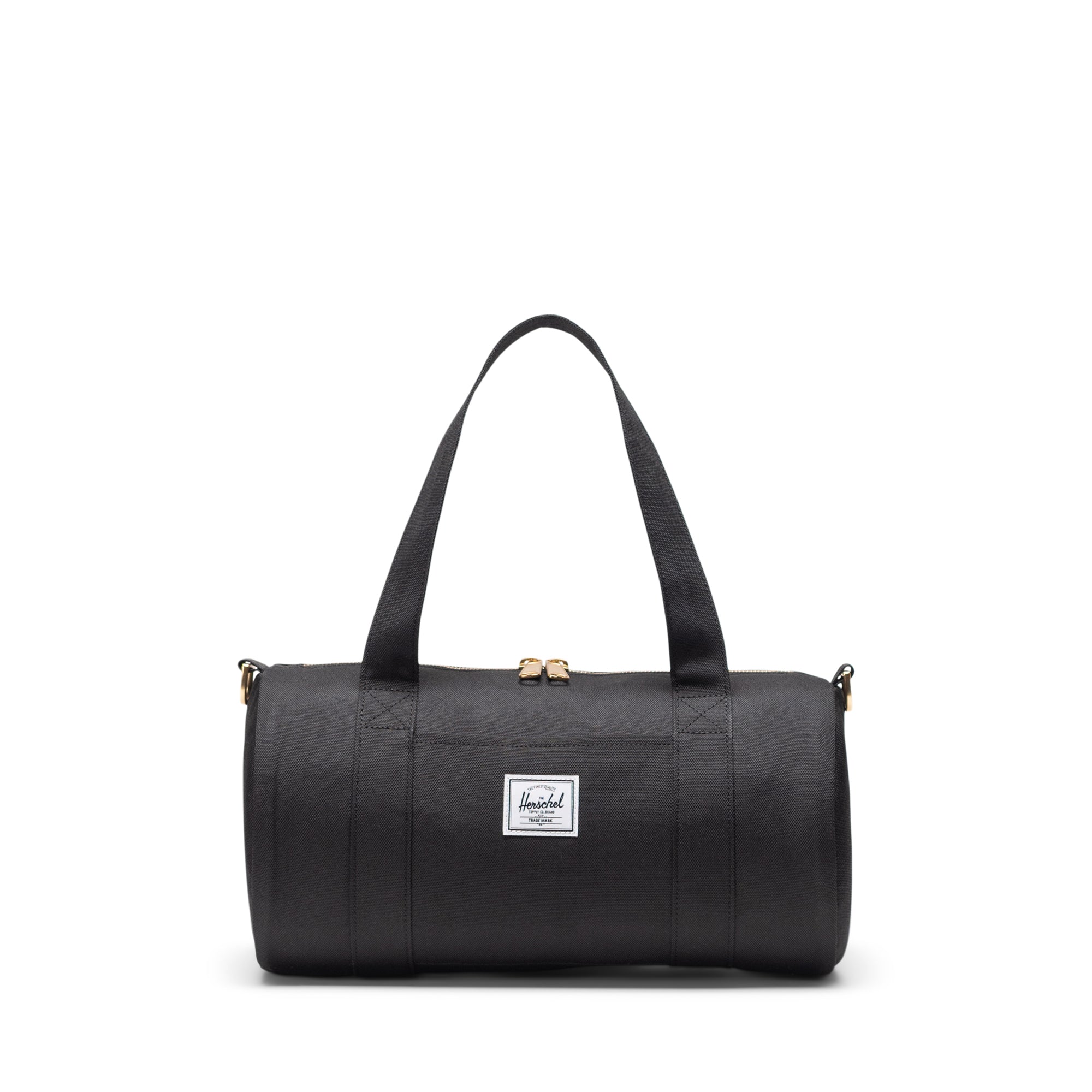 Siyah Herschel Sutton Mini Duffle Su İtici Kumaş Küçük Seyahat ve Spor Çantası, 7 L