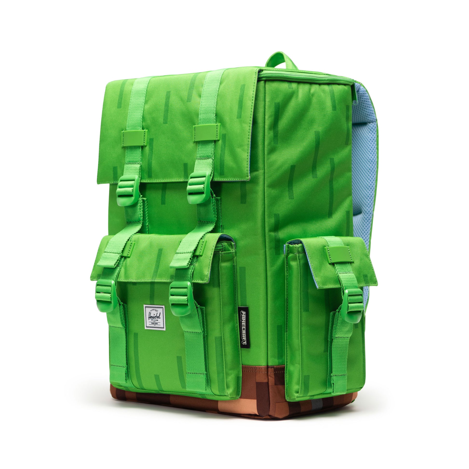 Herschel Minecraft Little America™ Cube | Su İtici Kumaş Sırt Çantası, 16" Laptop Uyumlu, 29 L