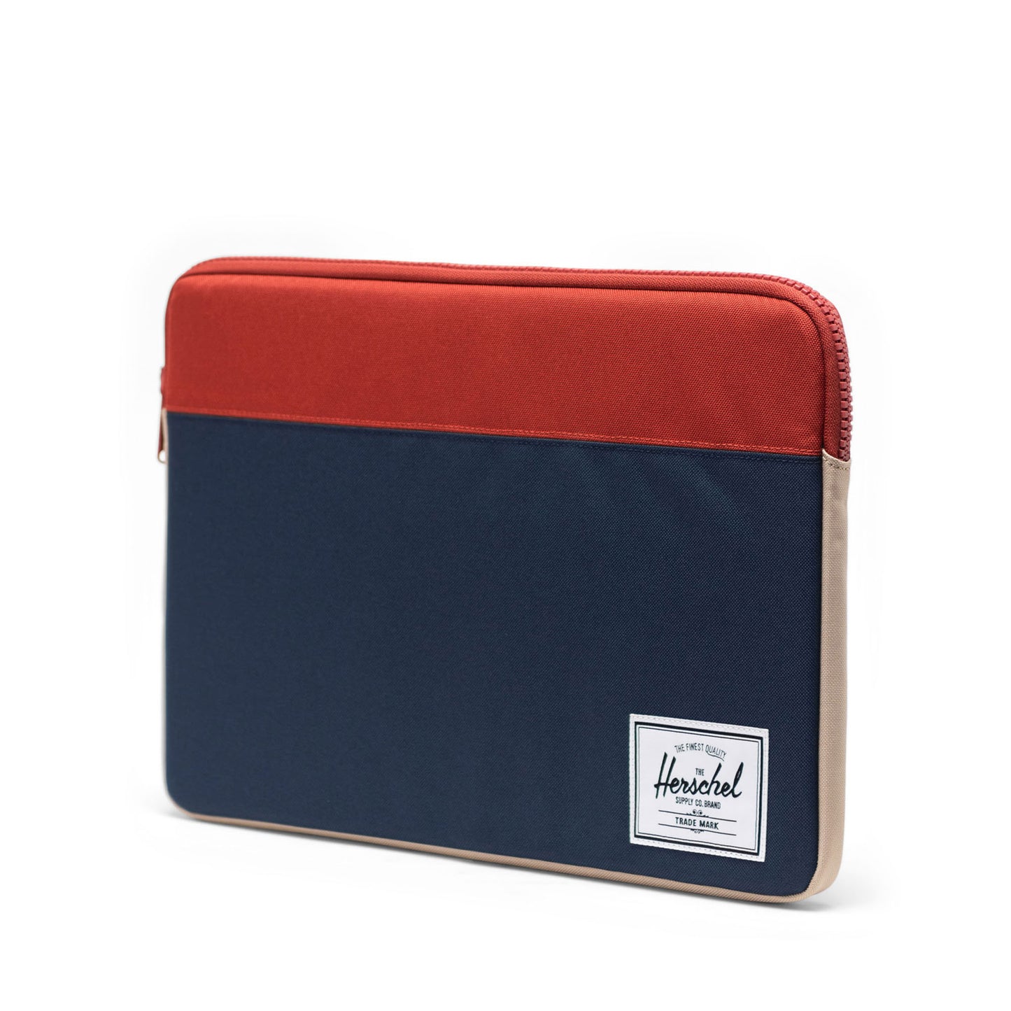 Lacivert - Kızıl Kahve Herschel Anchor Suya Dayanıklı Kumaş 16" Laptop Kılıfı