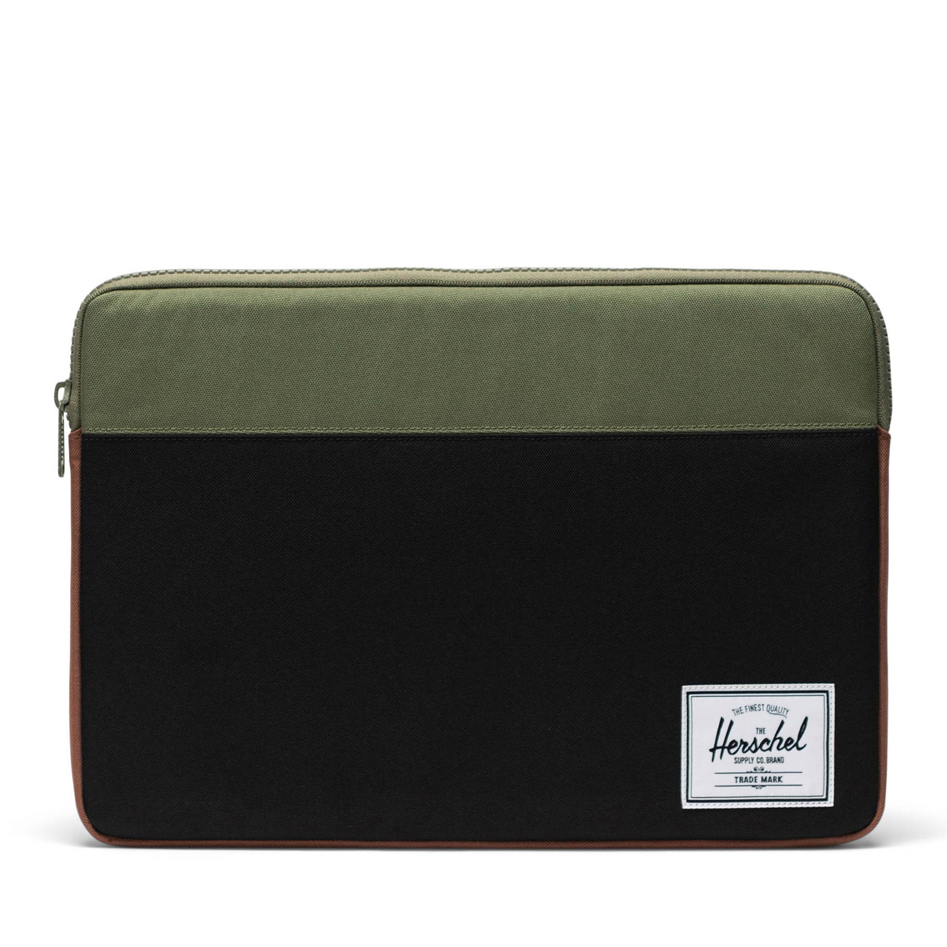 Siyah - Canlı Yeşil - Taba Herschel Anchor Suya Dayanıklı Kumaş 16" Laptop Kılıfı