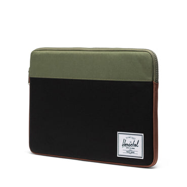 Siyah - Canlı Yeşil - Taba Herschel Anchor Suya Dayanıklı Kumaş 16" Laptop Kılıfı