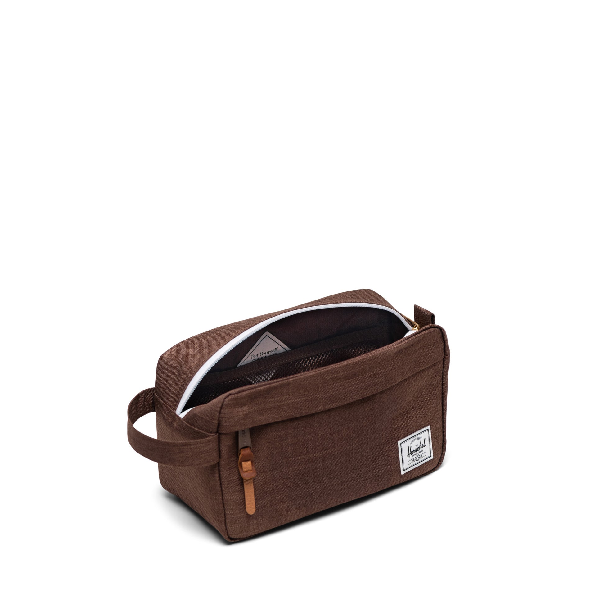 Kırçıllı Acı Kahve Herschel Chapter Suya Dayanıklı Kumaş Düzenliyici Seyahat Kiti, Bakım ve El Çantası, 5 L