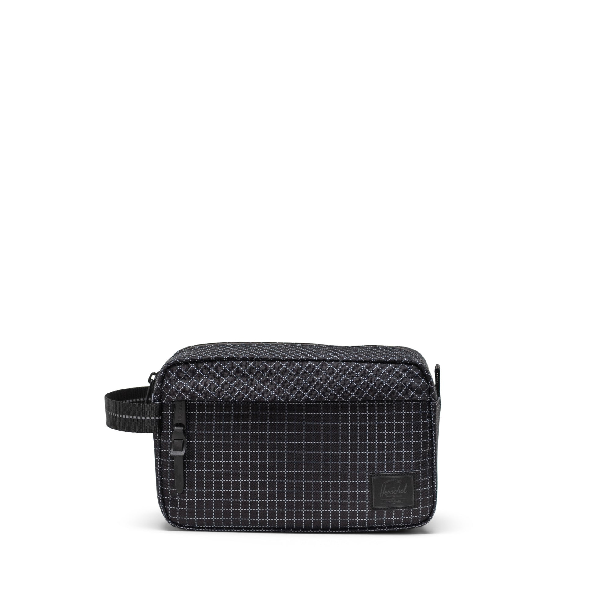 Grid Siyah Herschel Chapter Suya Dayanıklı Kumaş Düzenliyici Seyahat Kiti, Bakım ve El Çantası, 5 L
