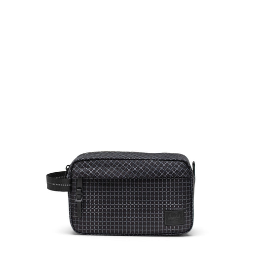 Grid Siyah Herschel Chapter Suya Dayanıklı Kumaş Düzenliyici Seyahat Kiti, Bakım ve El Çantası, 5 L