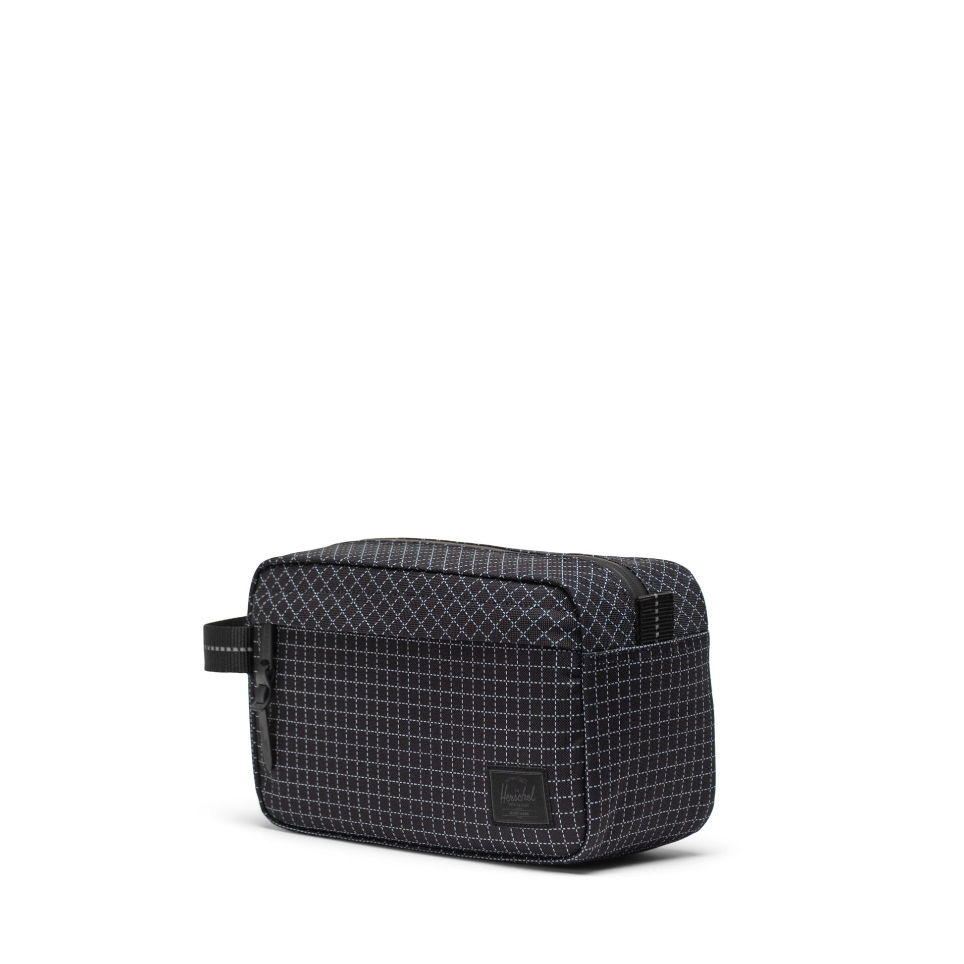 Grid Siyah Herschel Chapter Suya Dayanıklı Kumaş Düzenliyici Seyahat Kiti, Bakım ve El Çantası, 5 L