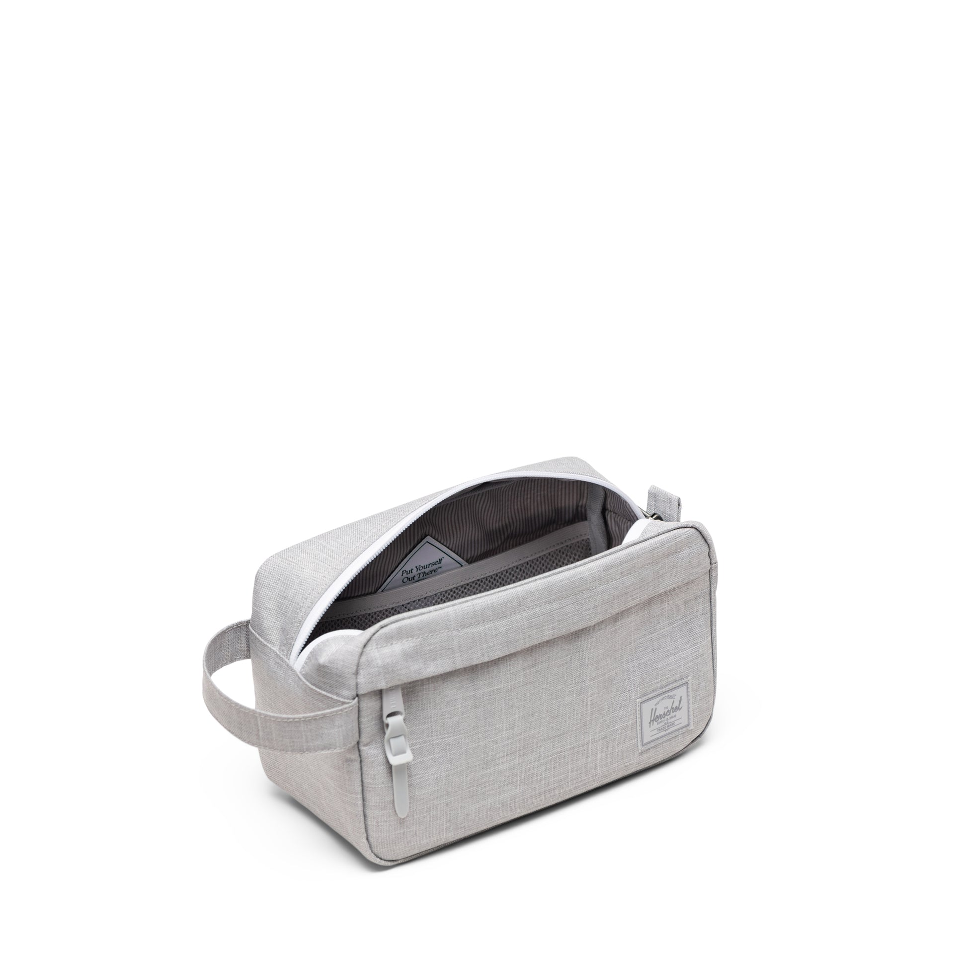 Kırçıllı Keten Gri Herschel Chapter Suya Dayanıklı Kumaş Düzenliyici Seyahat Kiti, Bakım ve El Çantası, 5 L