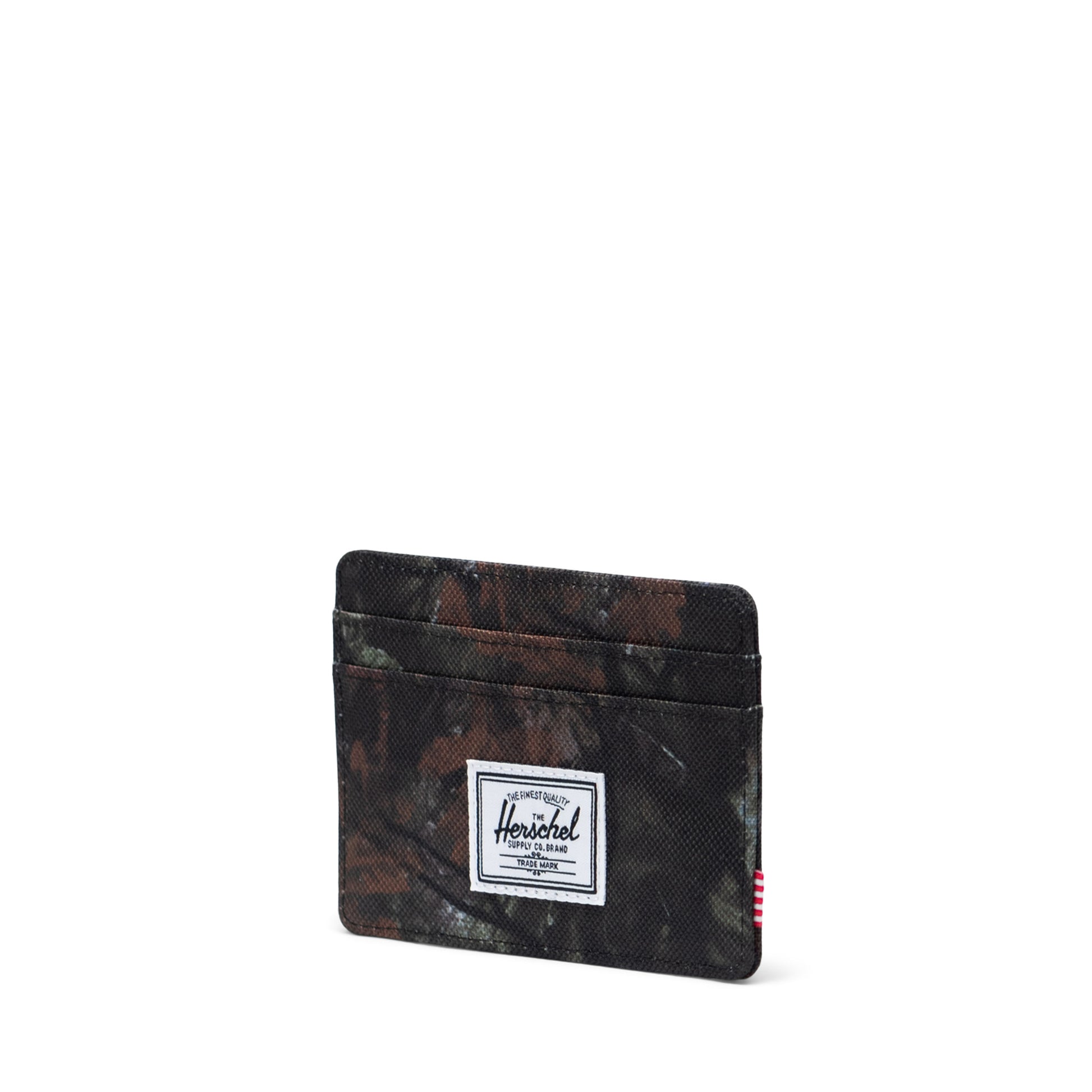 Yaprak Desen Gri Kamuflaj Herschel Charlie RFID Korumalı Kartlık