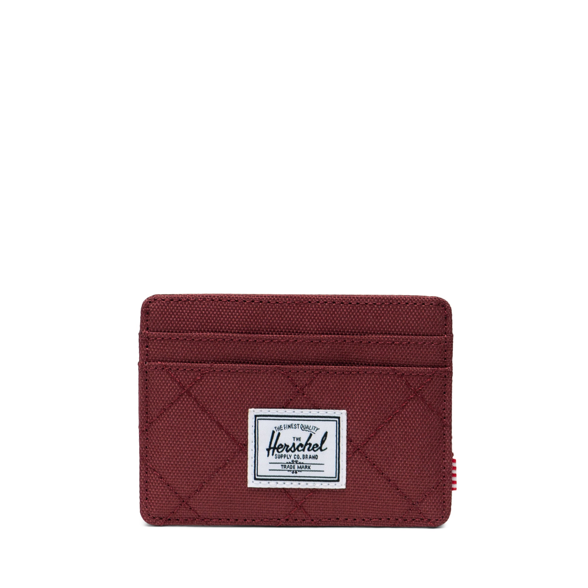 Mürdüm Kapitone Herschel Charlie RFID Korumalı Kartlık