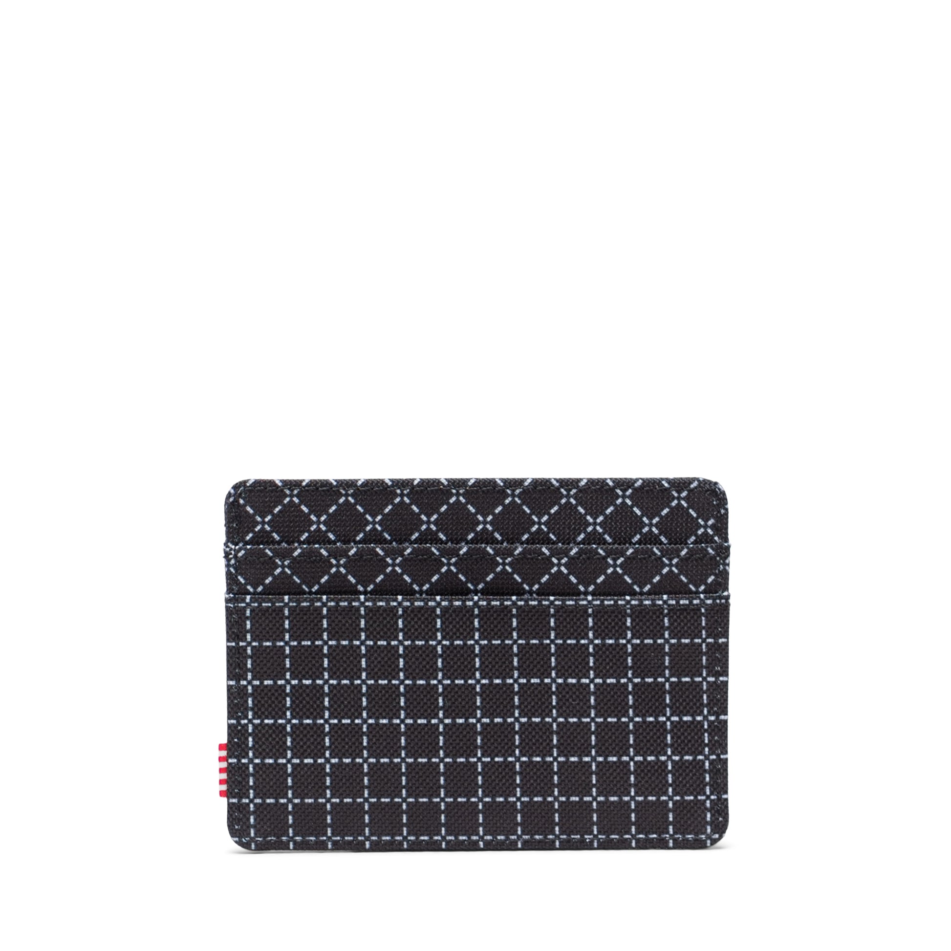 Grid Siyah Herschel Charlie RFID Korumalı Kartlık