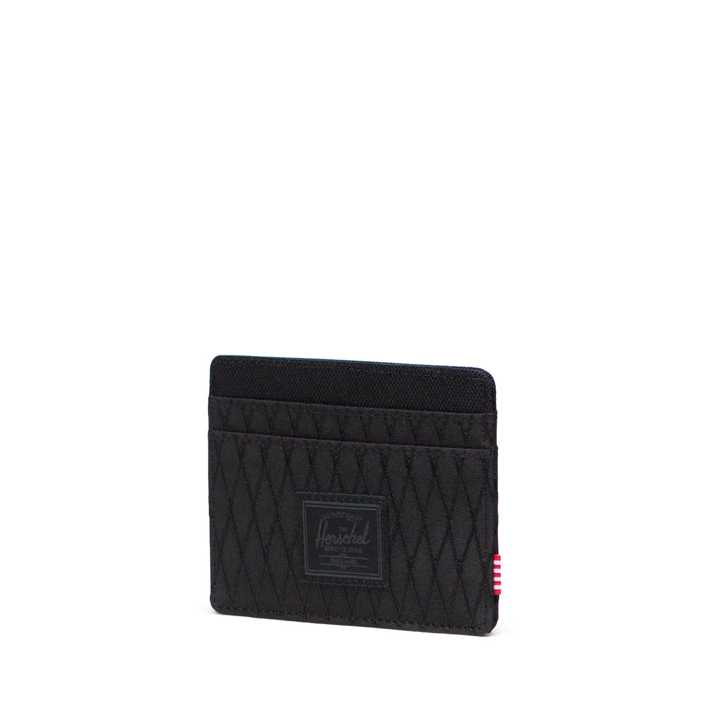 Elmas Dokulu Siyah Herschel Charlie RFID Korumalı Kartlık
