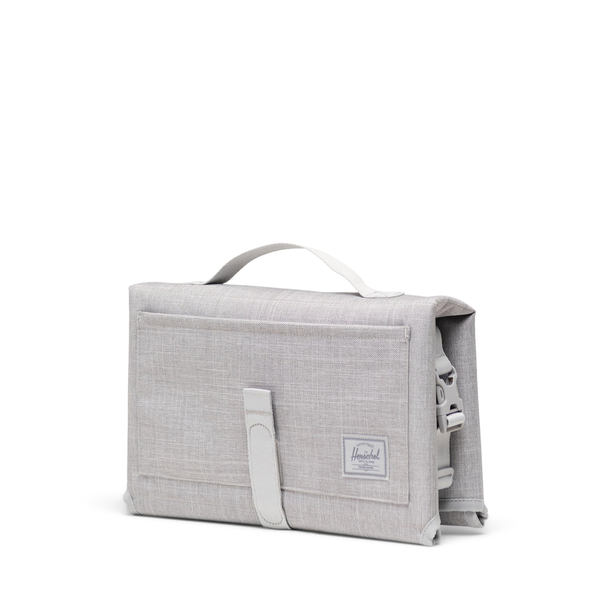 Kırçıllı Keten Gri Herschel Sprout Bebek Alt Değiştirme ve Bakım Matı
