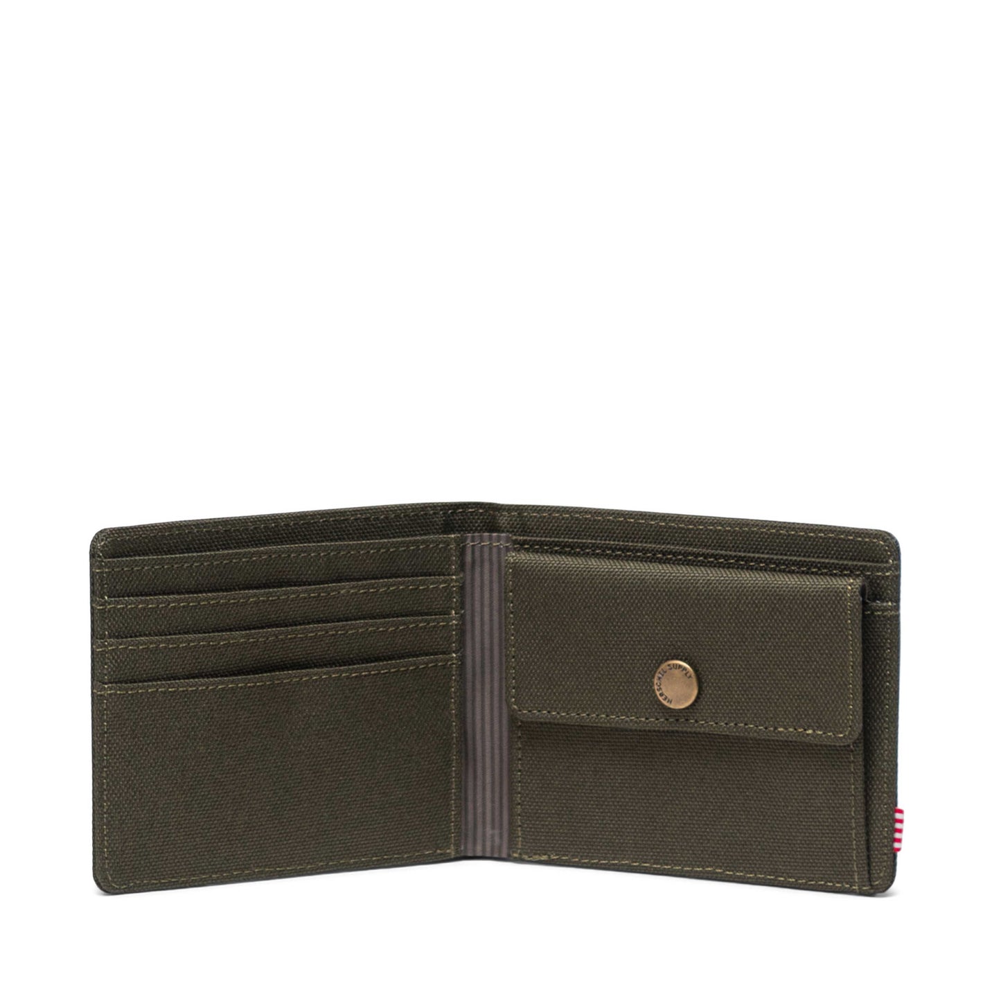 Haki Herschel Roy RFID Korumalı Cüzdan