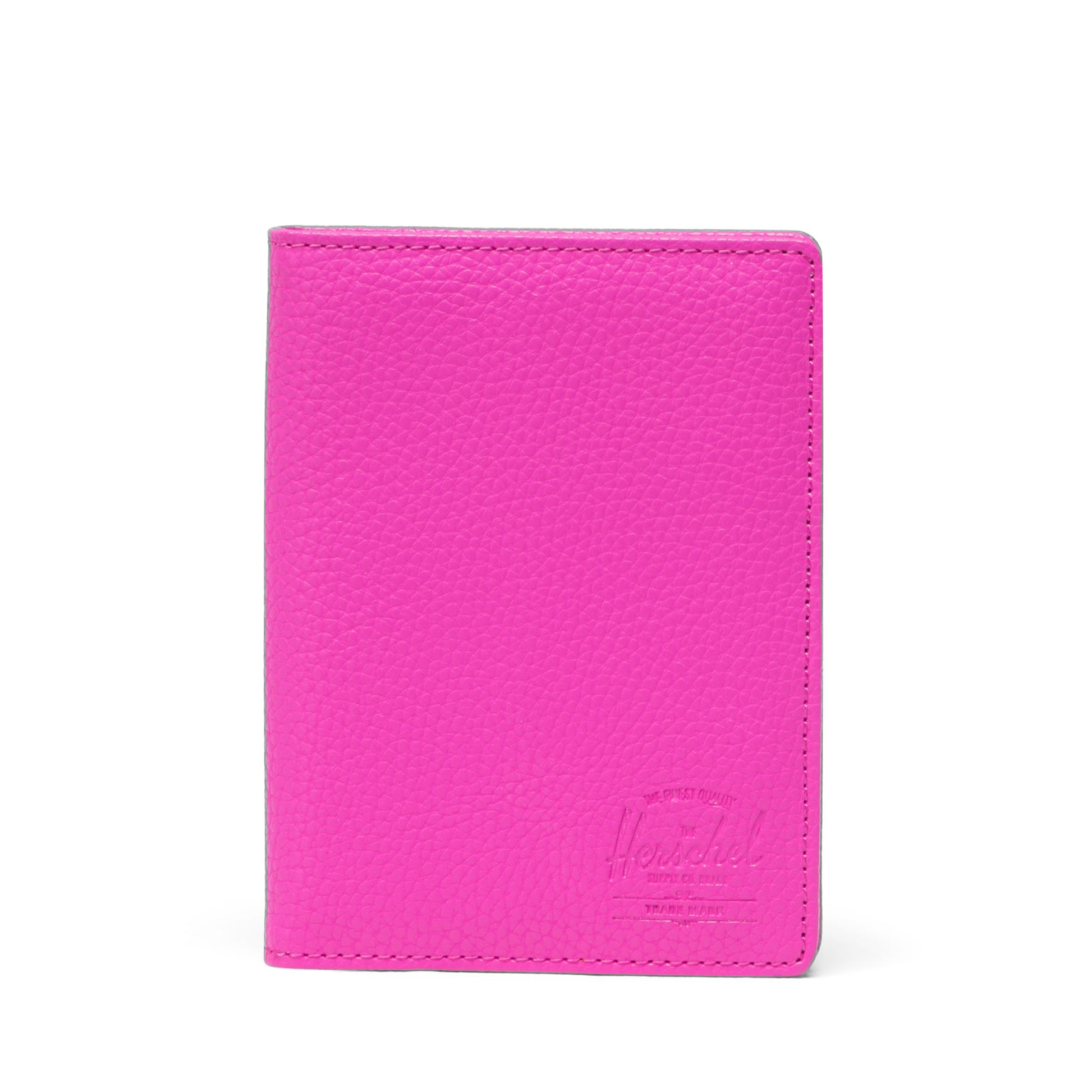 Canlı Pembe Herschel Raynor Vegan Deri Pasaport Kılıfı