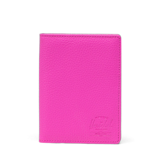 Canlı Pembe Herschel Raynor Vegan Deri Pasaport Kılıfı