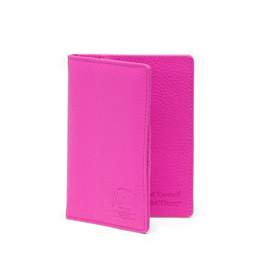 Canlı Pembe Herschel Raynor Vegan Deri Pasaport Kılıfı