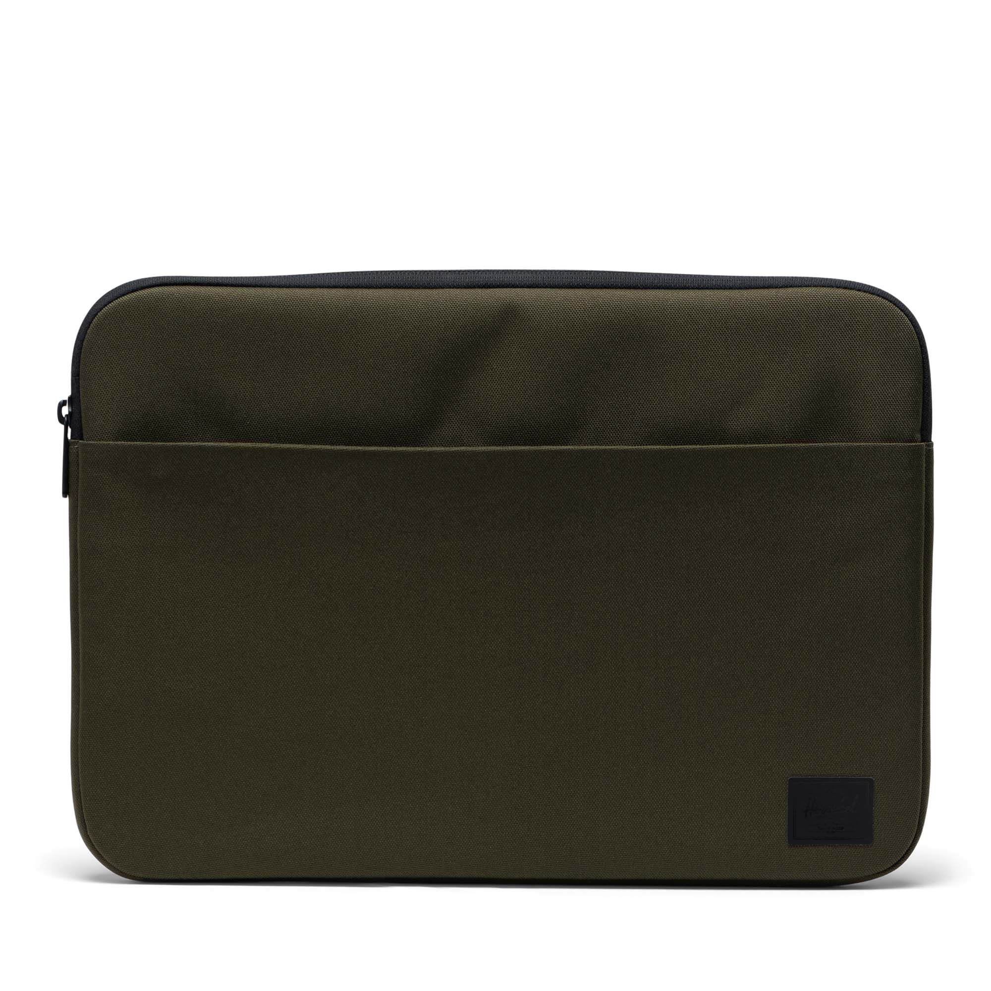 Haki Herschel Denman |Su İtici Kumaş Düzenleyici Bölmeli 16" Laptop Kılıfı