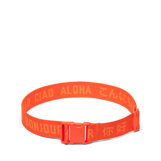 Mandalina Turuncusu Herschel Luggage Belt Ayarlanabilir Kayışlı Bagaj Kemeri