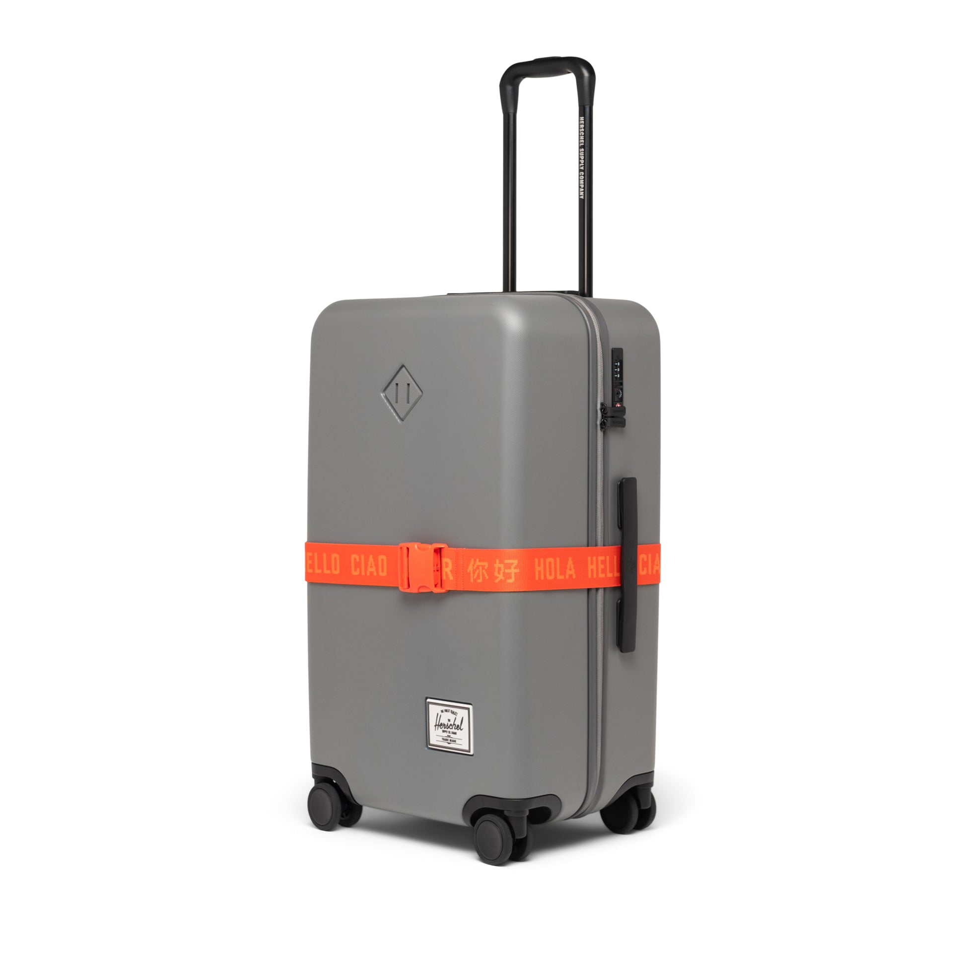 Mandalina Turuncusu Herschel Luggage Belt Ayarlanabilir Kayışlı Bagaj Kemeri