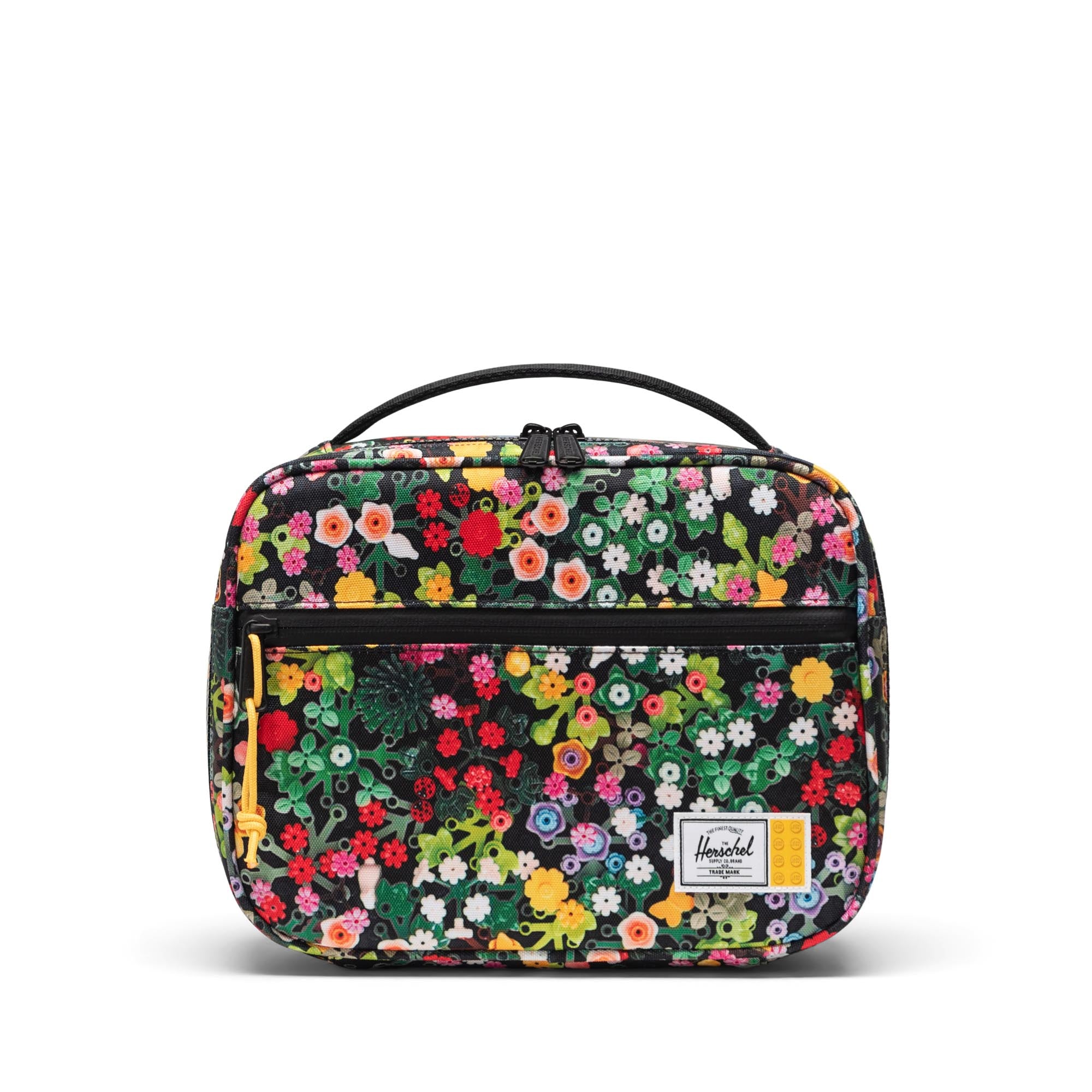 Lego Renkli Küçük Çiçekli Herschel x LEGO Pop Quiz Termal, Yemek ve Beslenme Çantası, 5 L
