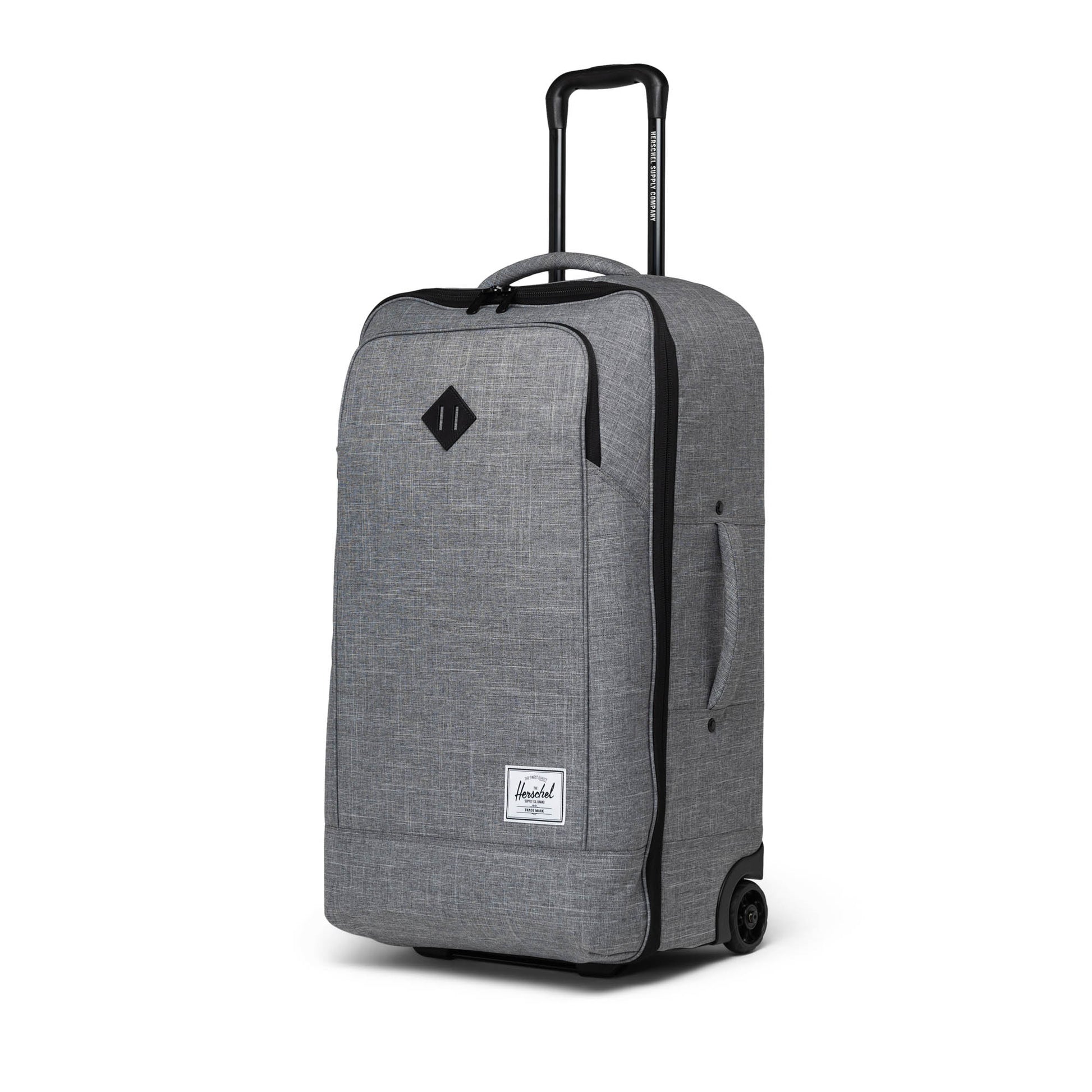 Kırçıllı Antrasit Herschel Heritage Suya Dayanıklı Kumaş Büyük Boy Valiz, 92 L