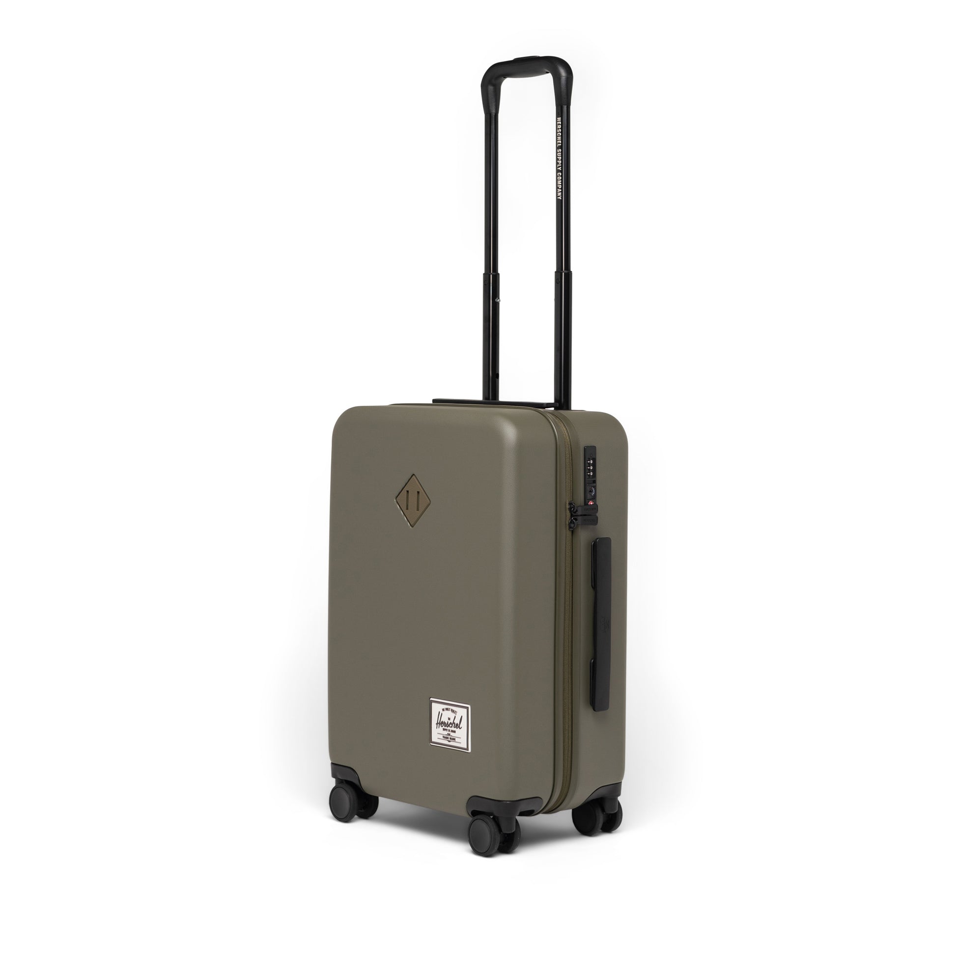 Haki Herschel Heritage Dayanıklı Kabin Boy Valiz, 42 L