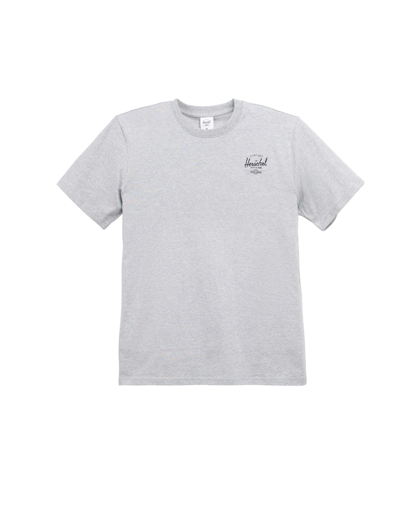 Açık Gri Melanj - Siyah Herschel Basic Erkek TShirt