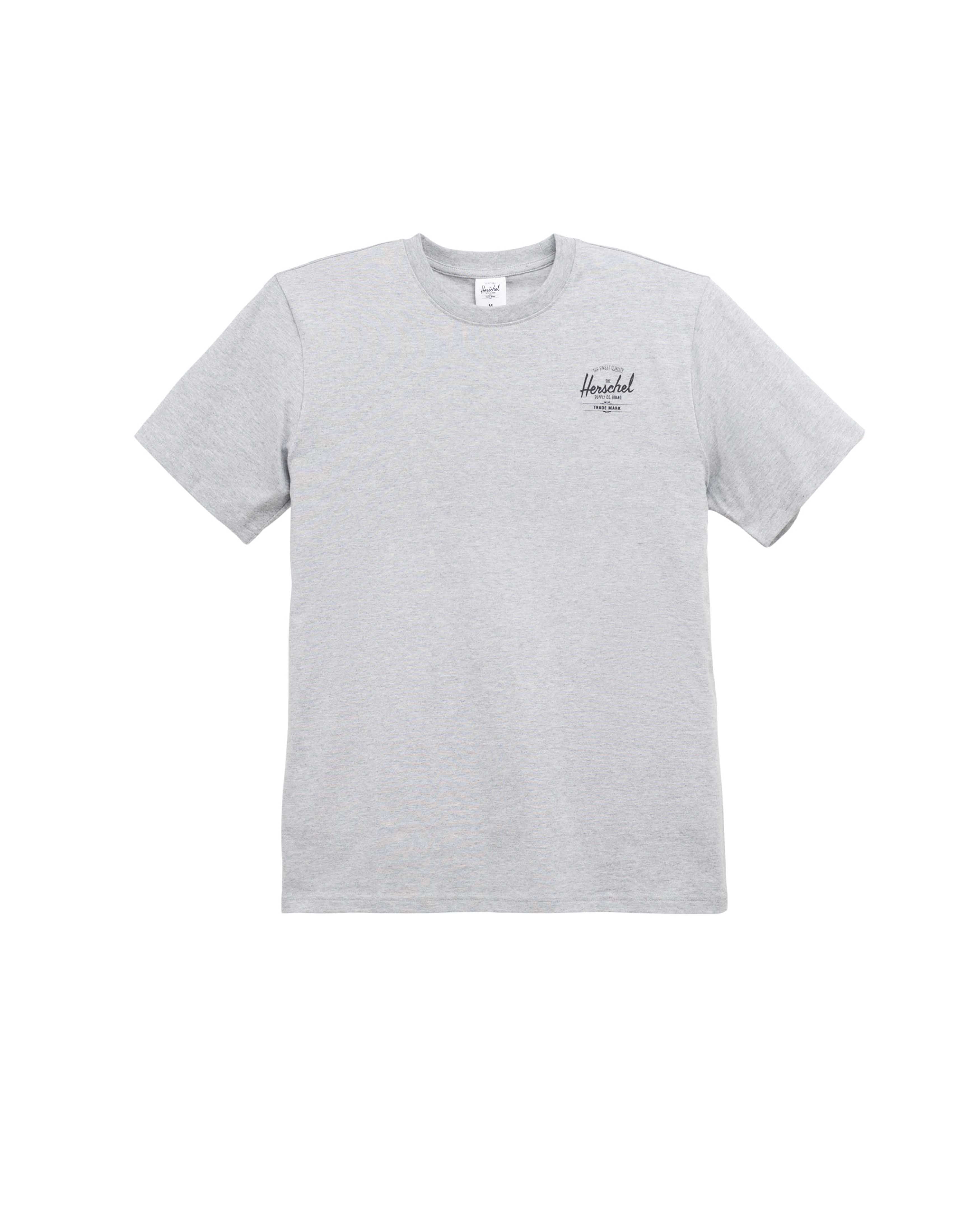 Açık Gri Melanj - Siyah Herschel Basic Erkek TShirt