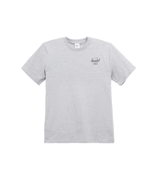 Açık Gri Melanj - Siyah Herschel Basic Erkek TShirt