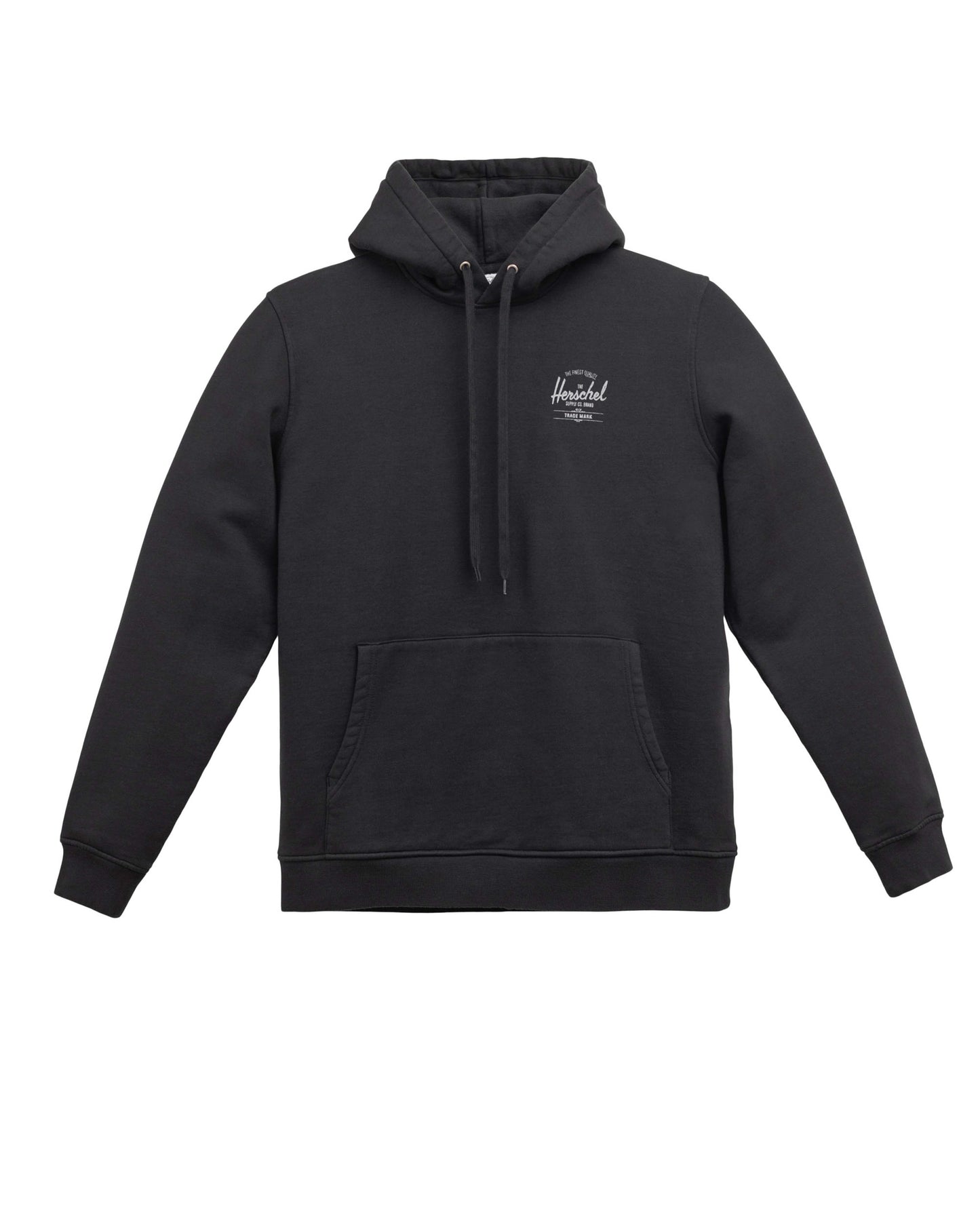 Siyah - Beyaz Herschel Basic Hoodie Men's Black/White