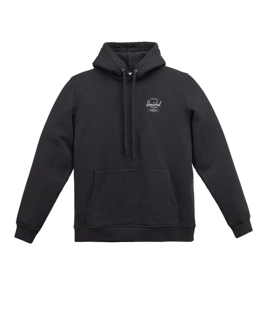 Siyah - Beyaz Herschel Basic Hoodie Men's Black/White