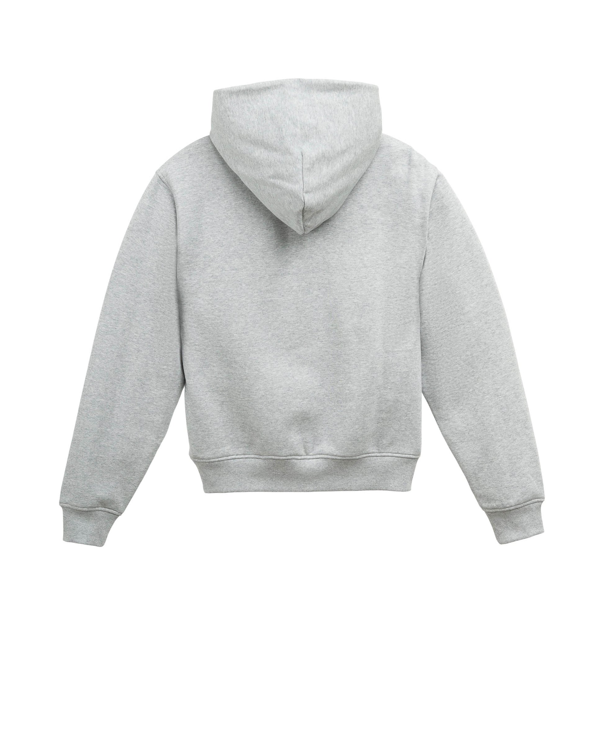Açık Gri Melanj Herschel Basic Kadın Pamuklu Kapüşonlu Sweatshirt